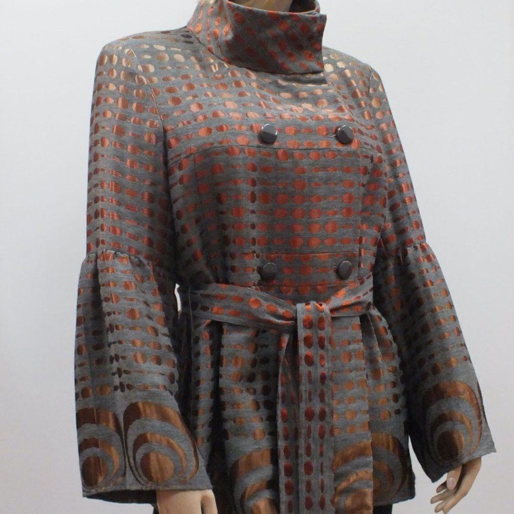Formal Blazer Coat Jacket Blouse Bell Sleeves Size M - NEW with Tag